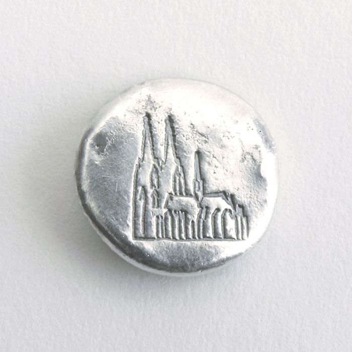 Dompfennig, Kölner Dom in Feinsilber geprägt